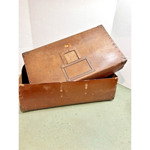 Vintage Military "LAUNDRIPAK" Mailing Laundry Hard Shell Box/Case w/ label - Picture 13 of 16